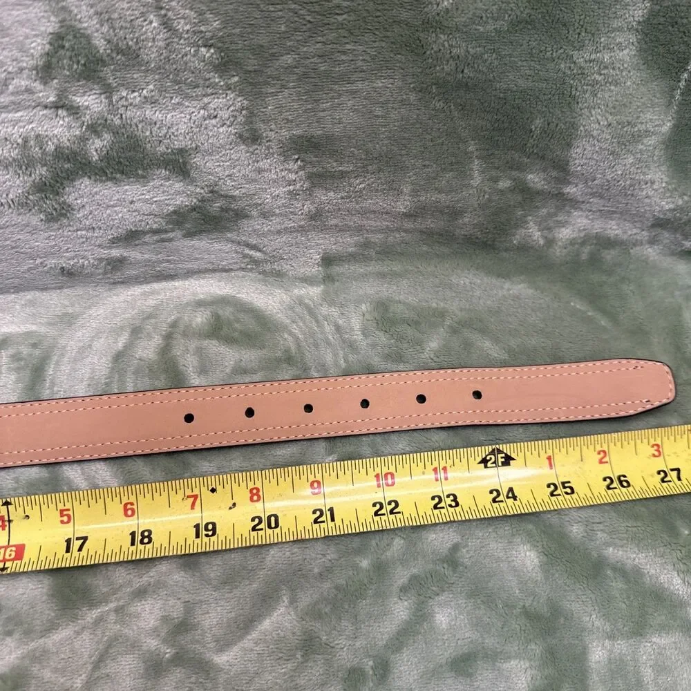 Black Dress Belt Yth 22-24 Full Grain Cowhide Lined On Genuine Leather Silver